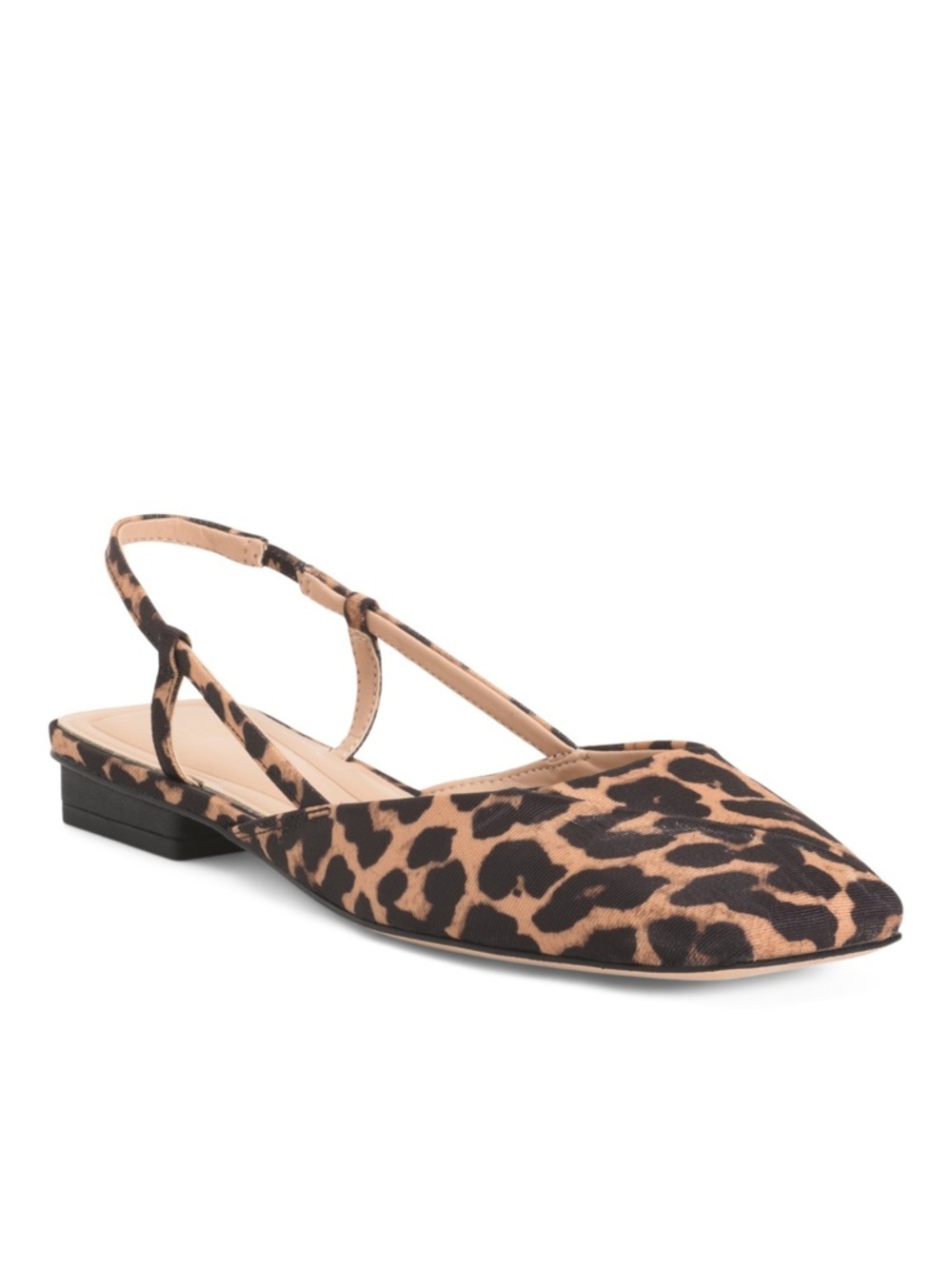 FRANCO SARTO leopard Telica Slingback Ballet Flats NWT